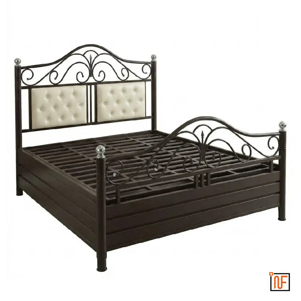 melodie-namariq-elegant-metal-bed-with-hydraulic-box-storage-twin-cushions-headboard-water-resistant-anti-rust-powder-coated-finish-brown