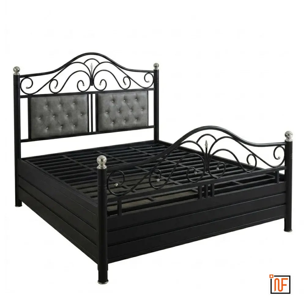 melodie-namariq-elegant-metal-bed-with-hydraulic-box-storage-twin-cushions-headboard-water-resistant-anti-rust-powder-coated-finish-black