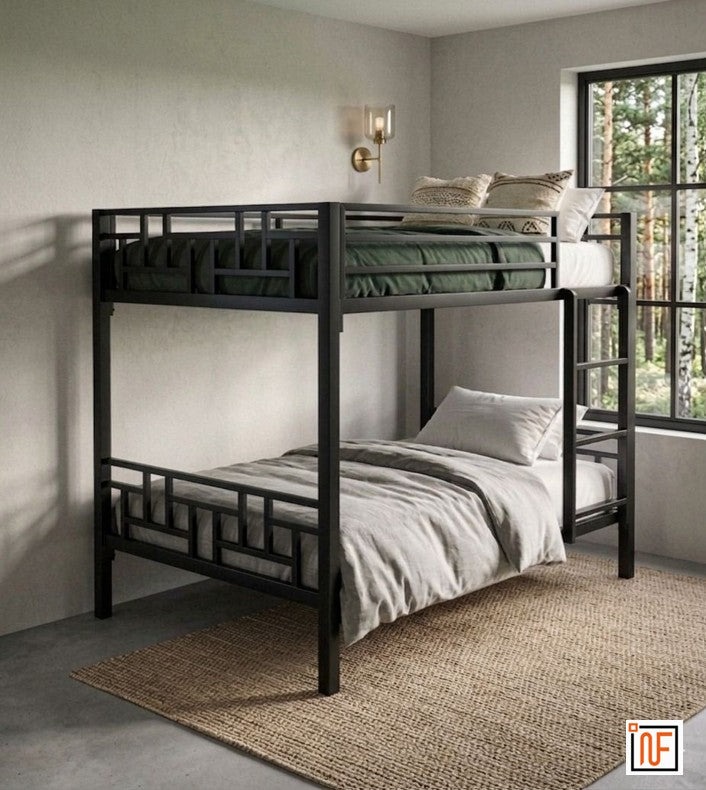 parivar-namariq-upgrade-your-sleep-space-with-the-namariq-full-over-full-metal-bunk-bed-for-4-persons-without-box-storage-without-mattresses-matte-black-powder-coated-finish