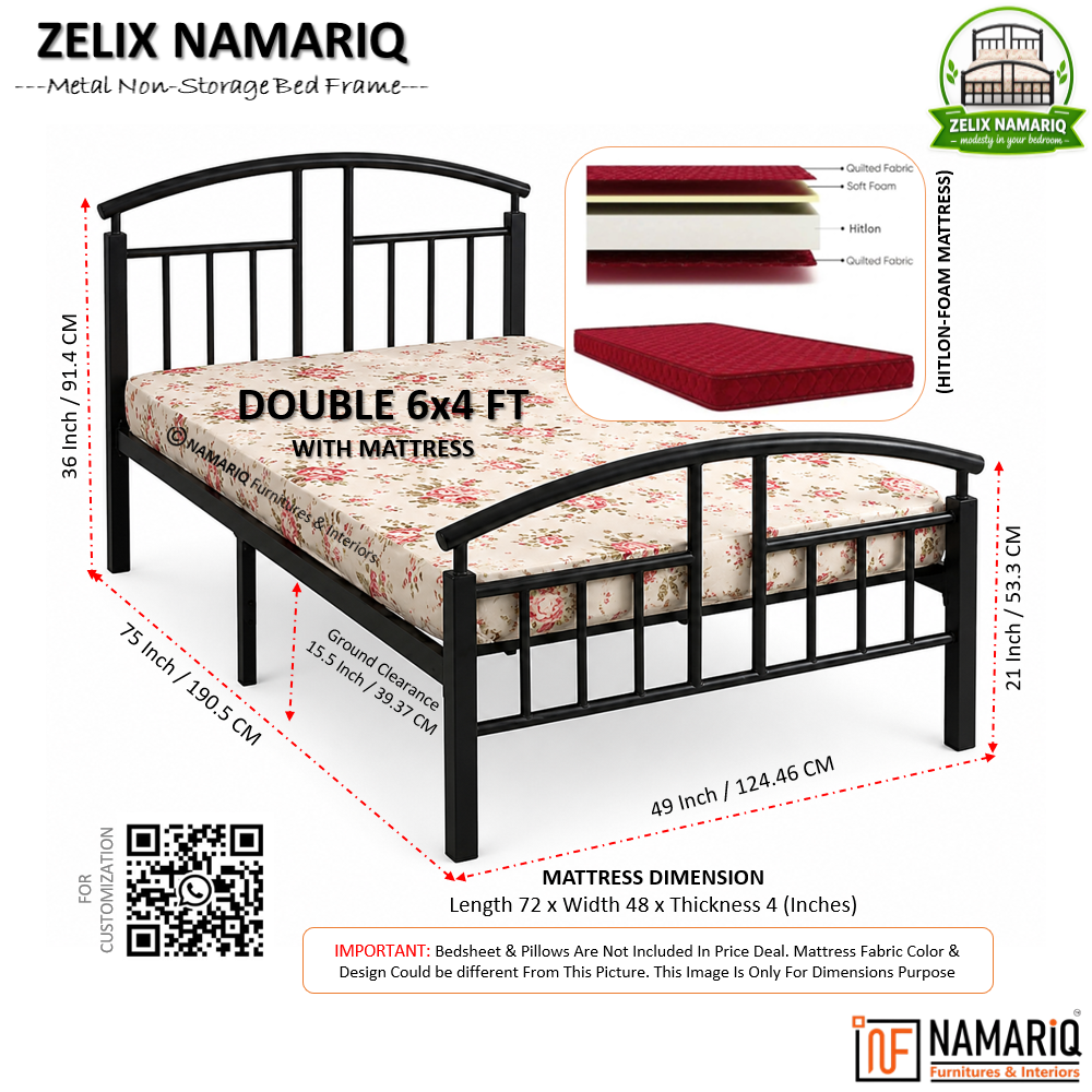 zelix-namariq-wrought-iron-metal-bed-without-inbuilt-storage-box-space-saving-bedroom-living-room-cot-bed-king-queen-single-sizes-with-without-mattress-black-color