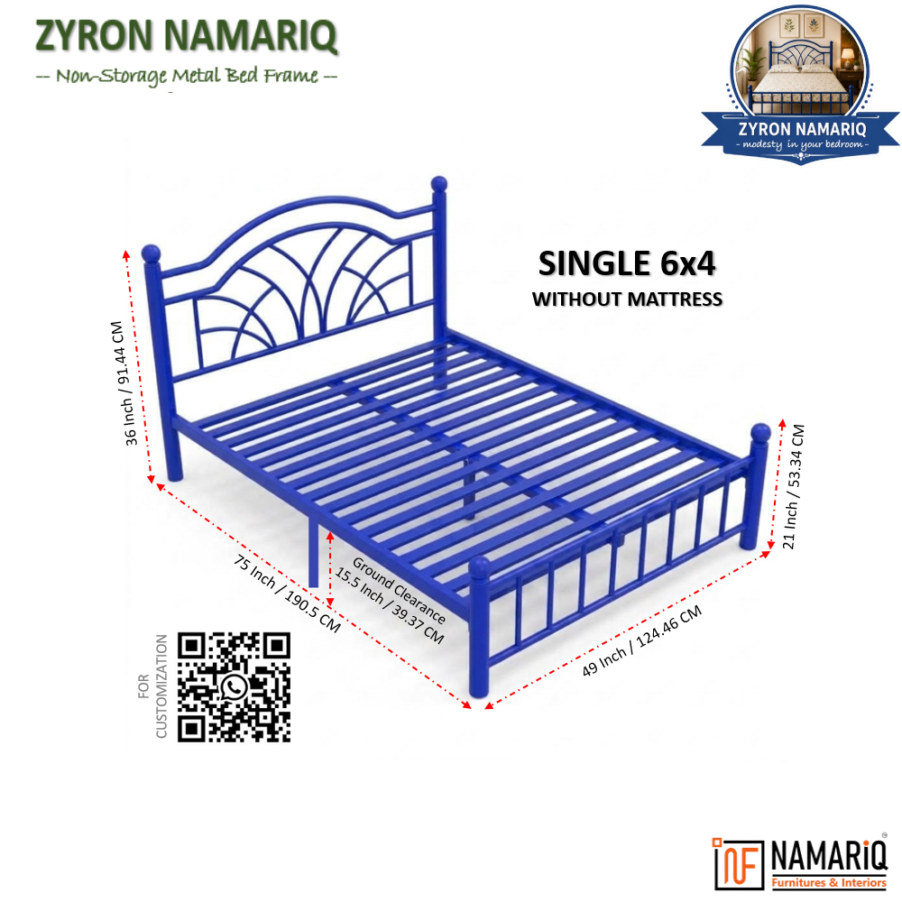 zyron-namariq-solid-wrought-iron-metal-bed-cot-without-inbuilt-storage-box-space-saving-bedroom-furniture-artistic-head-footboard-with-without-mattress-king-queen-single-sizes-powder-coated-blue-color