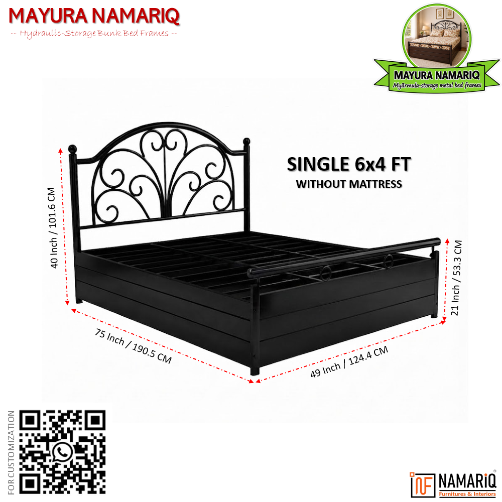 mayura-namariq-heavy-duty-hydraulic-storage-metal-bed-frame-with-designer-scrolled-headboard-bedroom-furniture-easy-assembly-premium-powder-coated-king-queen-single-sizes-black-color