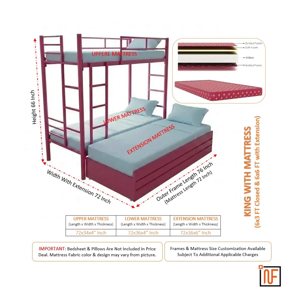 novus-namariq-twin-over-full-hydraulic-storage-triple-zone-bunk-bed-anti-rust-moisture-proof-powder-coated-finish-dark-pink