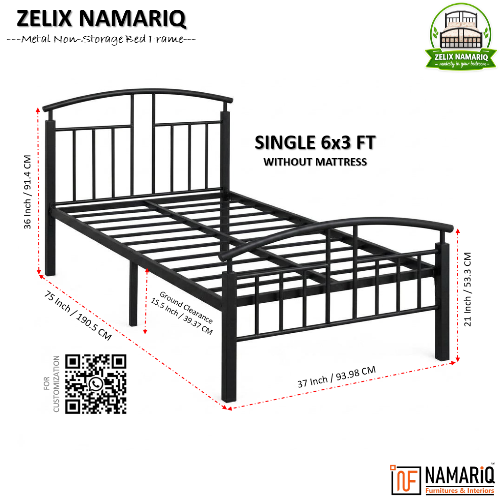 zelix-namariq-wrought-iron-metal-bed-without-inbuilt-storage-box-space-saving-bedroom-living-room-cot-bed-king-queen-single-sizes-with-without-mattress-black-color