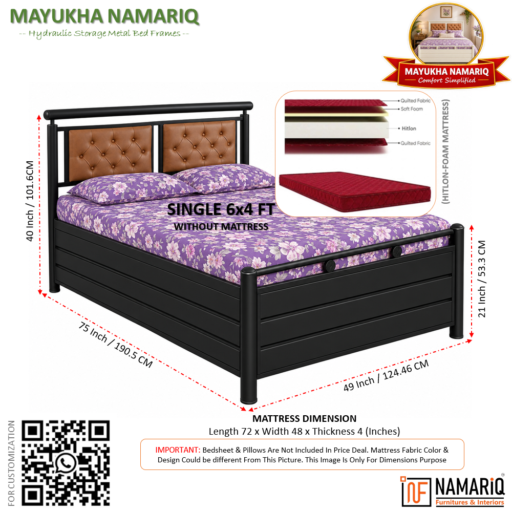 mayukha-namariq-metal-hydraulic-storage-bed-dual-tufted-headboards-bedroom-furniture-easy-assembly-premium-powder-coated-king-queen-single-sizes-black-frame-with-brown-headboard-color