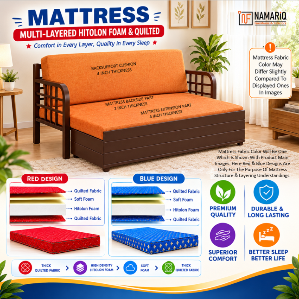 omega-namariq-3-seater-metal-convertible-sofa-cum-bed-hydraulic-storage-box-space-saving-livingroom-home-furniture-easy-assembly-mattress-cushions-included-brown-frame-with-orange-fabric