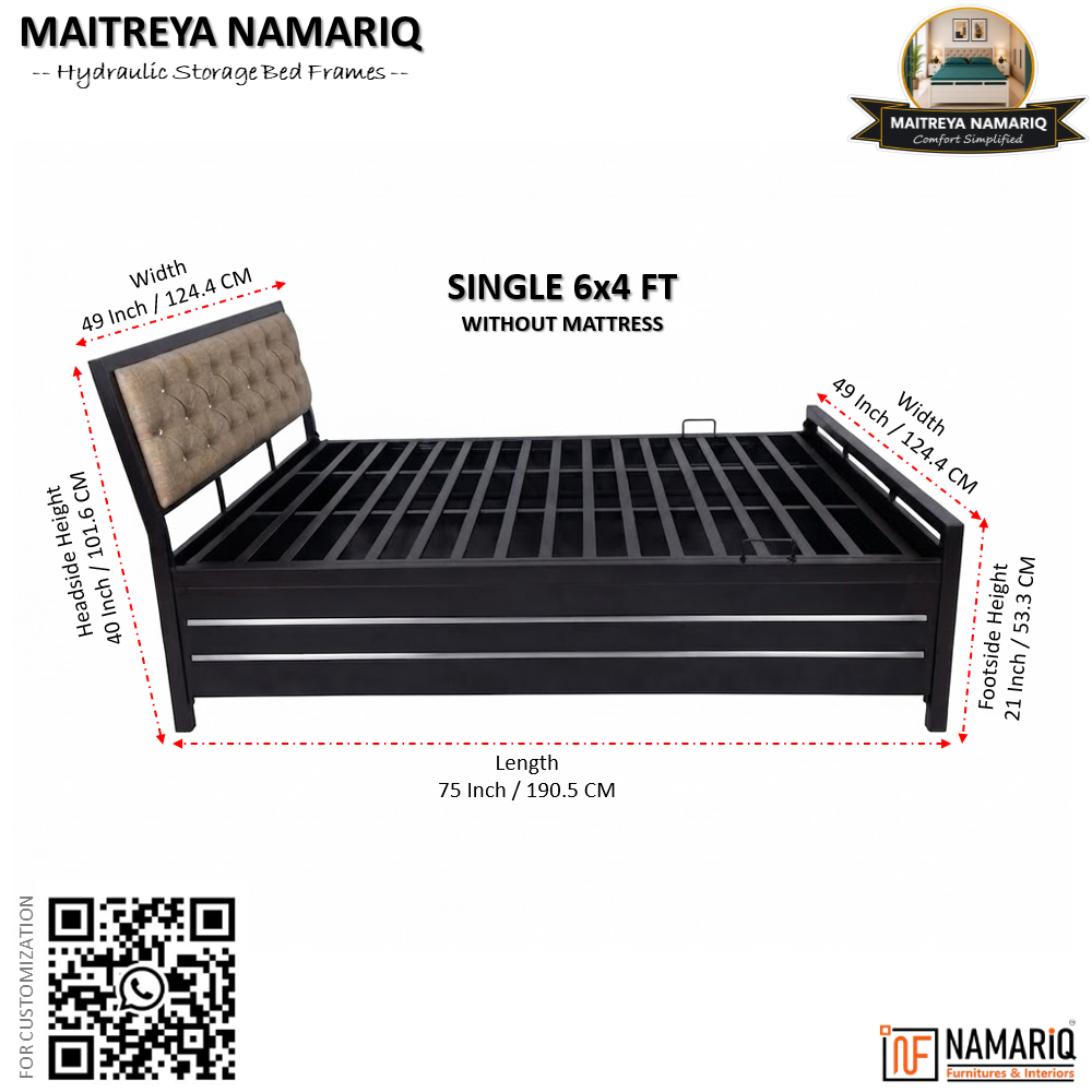 maitreya-namariq-hydraulic-storage-box-metal-bed-frame-with-tufted-fabric-headboard-bedroom-furniture-easy-assembly-premium-powder-coated-king-queen-single-sizes-black-color