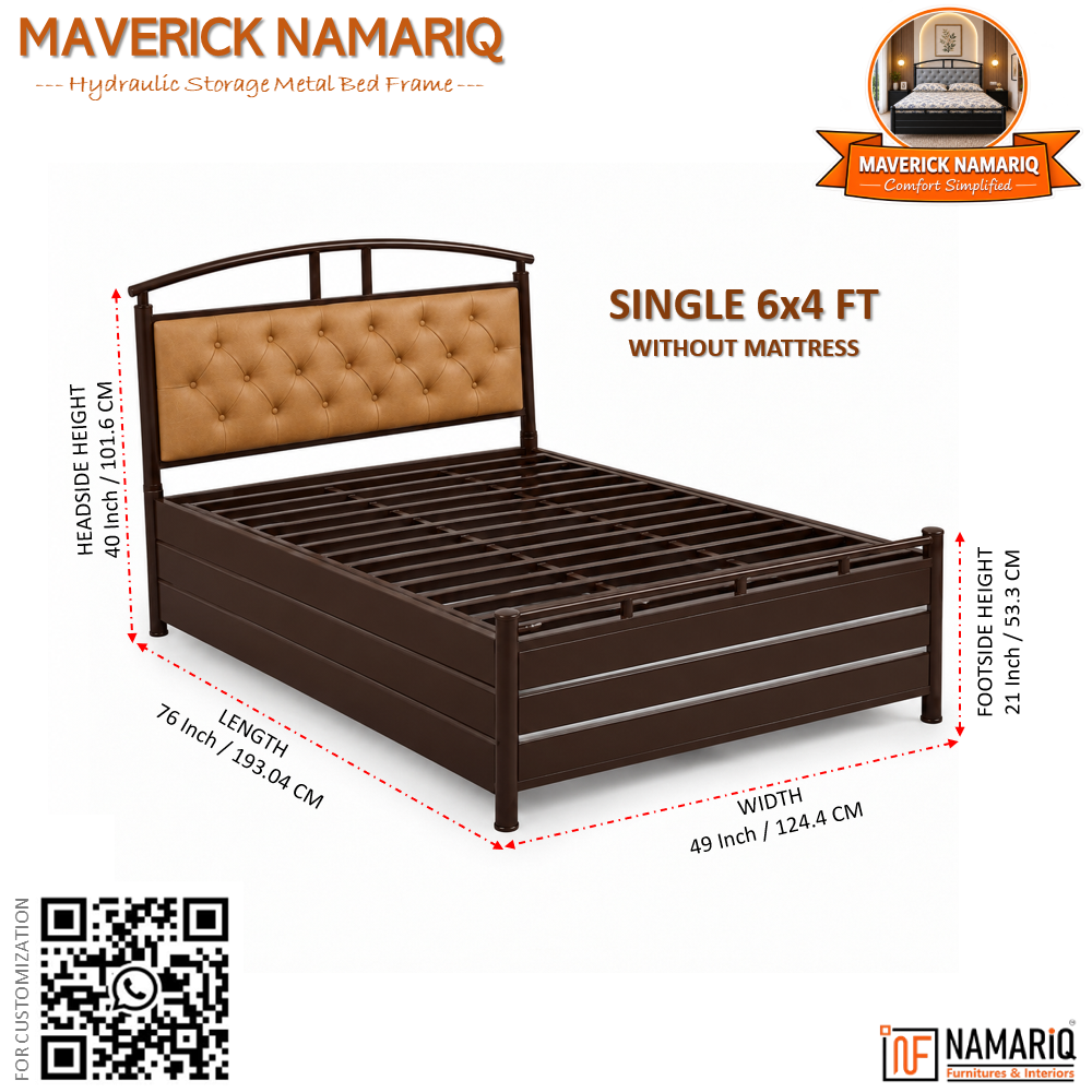 maverick-namariq-hydraulic-storage-metal-bed-frame-with-cushioned-tufted-headboard-bedroom-furniture-easy-assembly-premium-powder-coated-king-queen-single-sizes-brown-brown-color