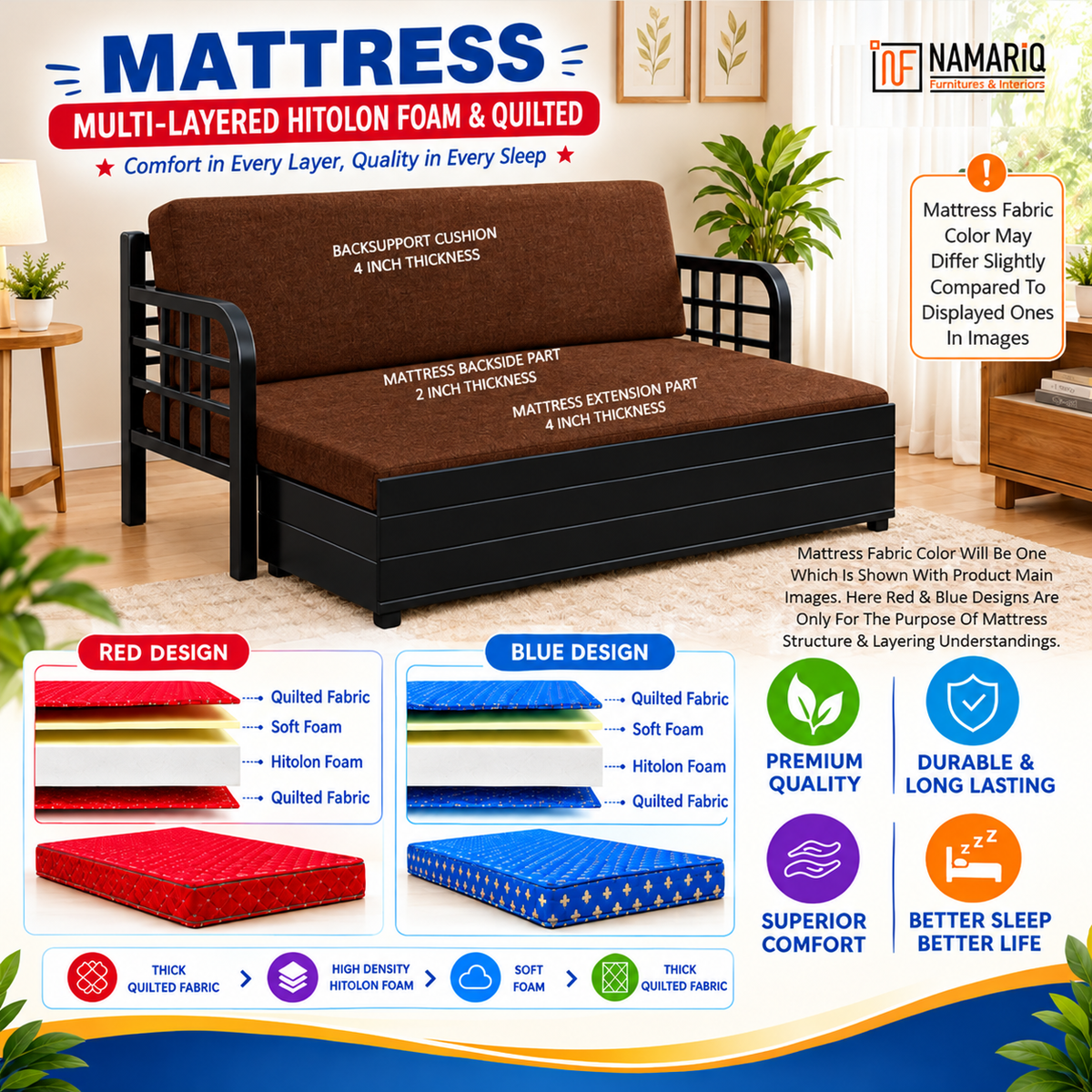 omega-namariq-3-seater-metal-convertible-sofa-cum-bed-hydraulic-storage-box-space-saving-livingroom-home-furniture-easy-assembly-mattress-cushions-included-black-frame-with-brown-fabric