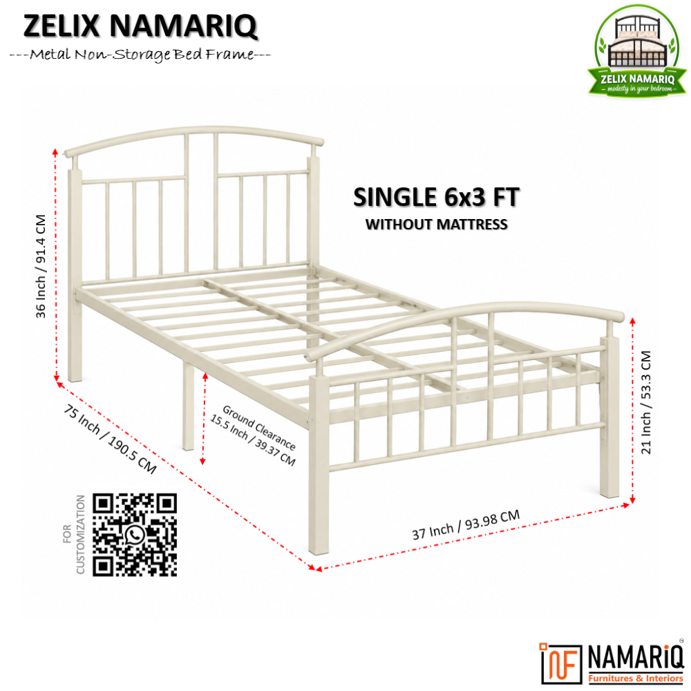 zelix-namariq-wrought-iron-metal-bed-without-inbuilt-storage-box-space-saving-bedroom-living-room-cot-bed-king-queen-single-sizes-with-without-mattress-ivory-color
