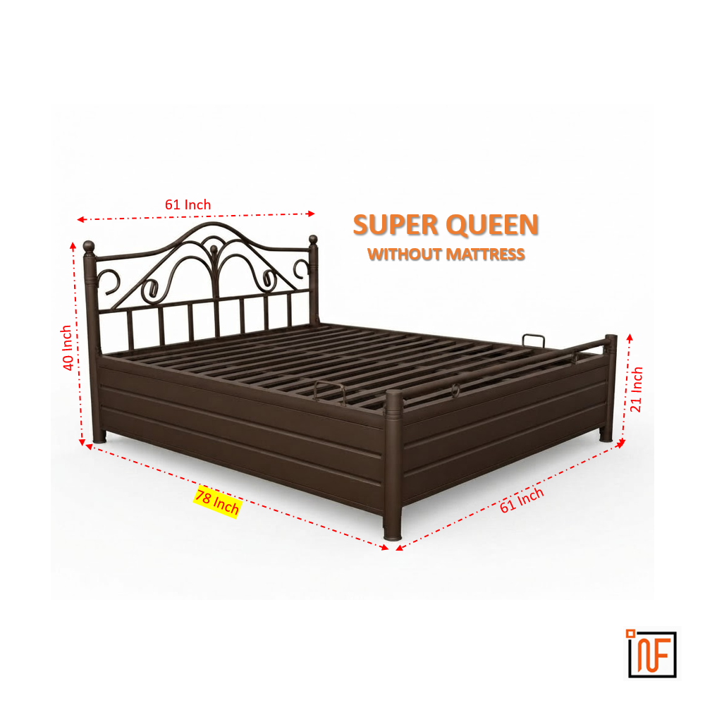 montrose-namariq-romantically-designed-wrought-iron-metal-bed-with-hydraulic-box-storage-water-resistant-anti-rust-powder-coated-finish-brown