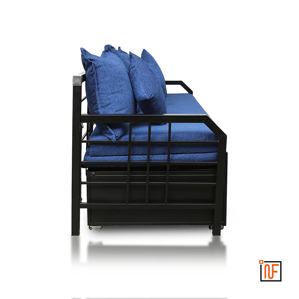 omega-namariq-minimalist-design-wrought-metal-sofa-cum-bed-convertible-sofa-cum-bed-with-hydraulic-box-storage-for-bedroom-living-room-water-resistant-anti-rust-powder-coated-finish-black-blue-combination