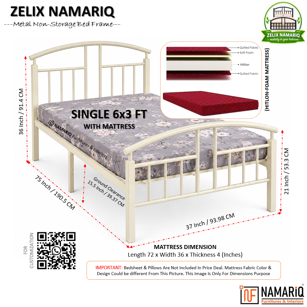 zelix-namariq-wrought-iron-metal-bed-without-inbuilt-storage-box-space-saving-bedroom-living-room-cot-bed-king-queen-single-sizes-with-without-mattress-ivory-color