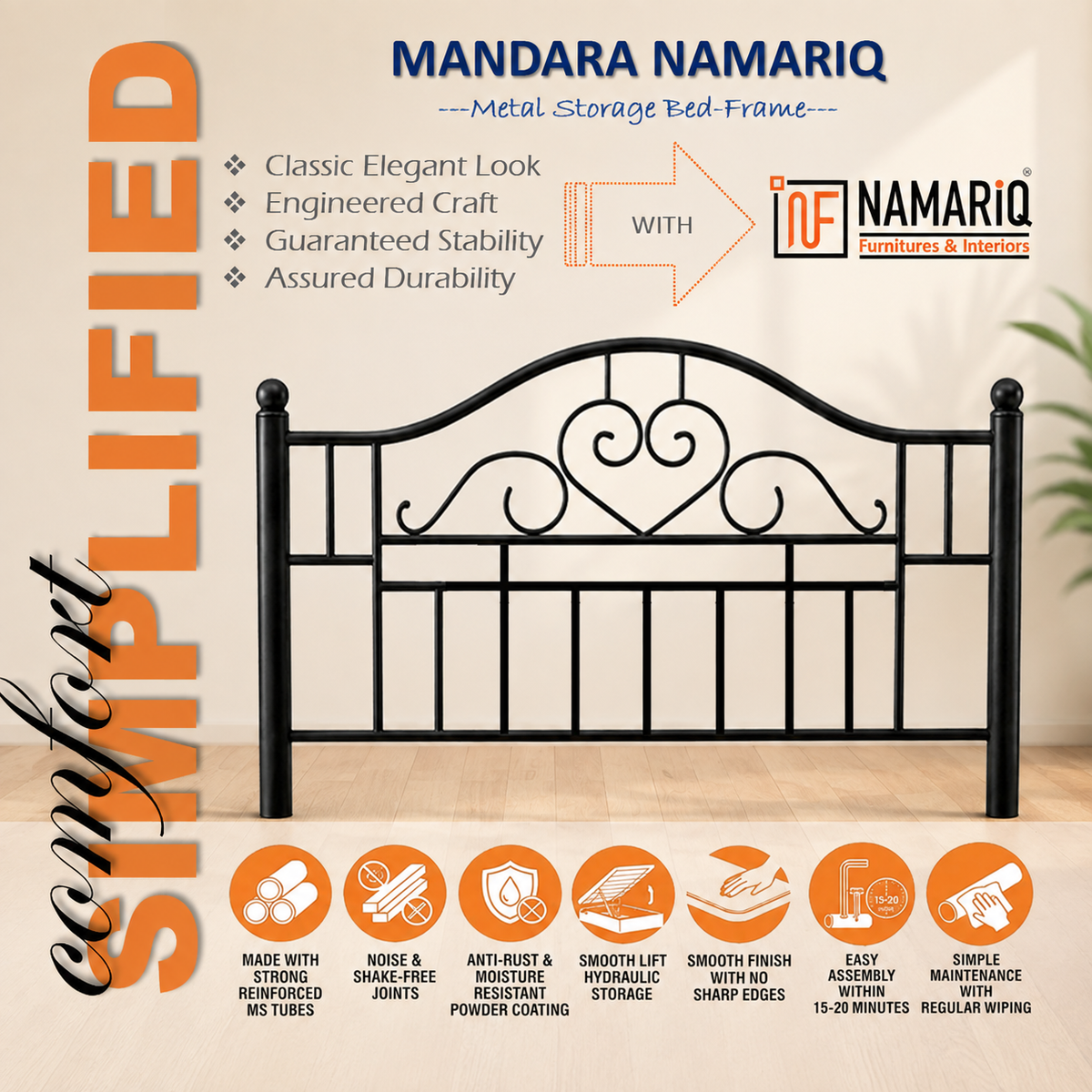 mandara-namariq-metal-hydraulic-storage-bed-frame-heavy-duty-scrolled-heart-headboard-bedroom-furniture-easy-assembly-premium-powder-coated-king-queen-single-sizes-black-color