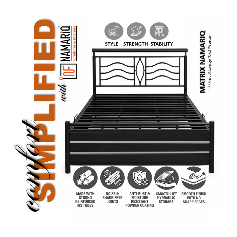 matrix-namariq-hydraulic-box-storage-metal-bed-frame-with-designer-headboard-bedroom-furniture-easy-assembly-premium-powder-coated-king-queen-single-sizes-black-color