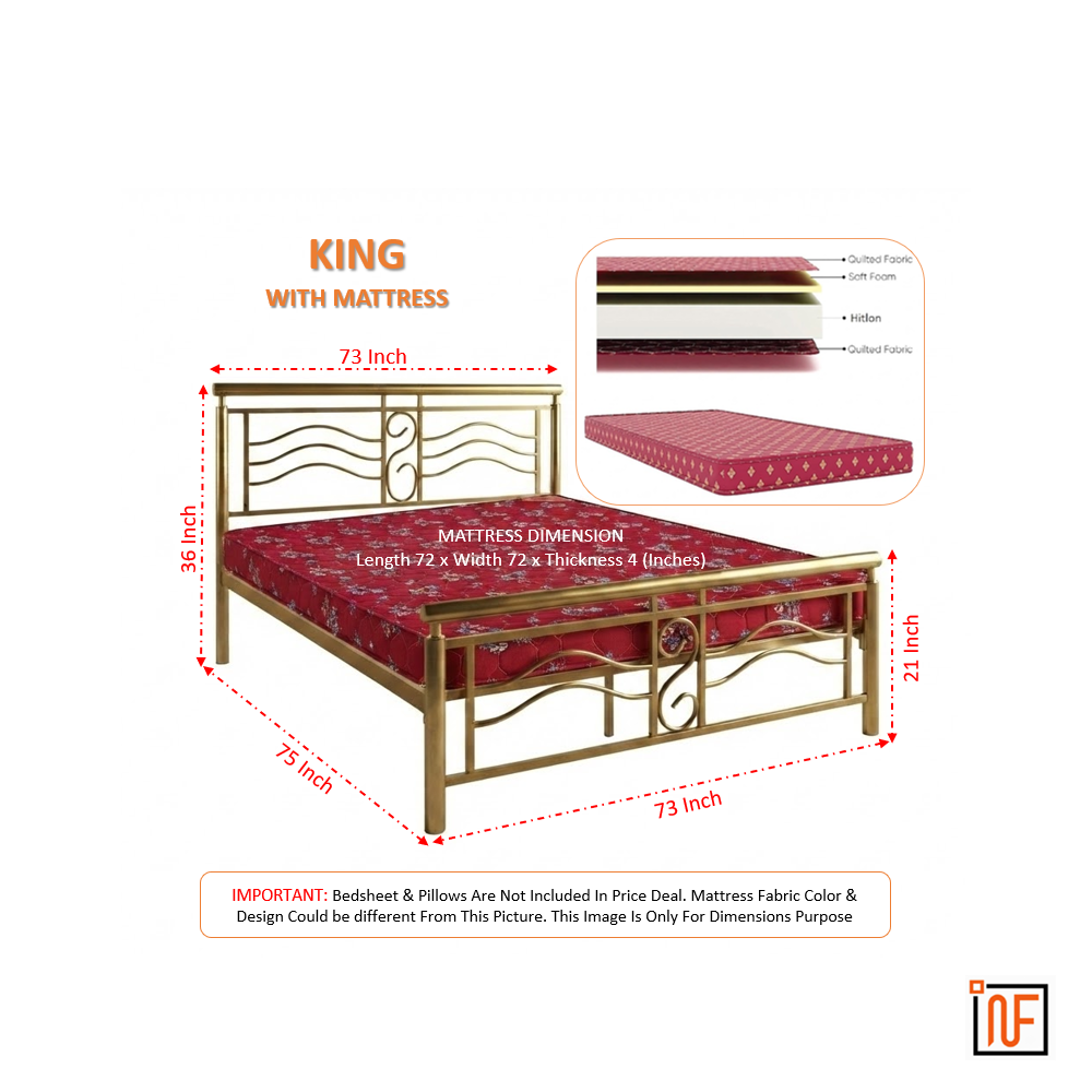 zephyr-namariq-modern-sleek-wavey-wrought-iron-metal-bed-cot-for-bedroom-without-inbuilt-storage-water-resistant-anti-rust-powder-coated-finish-golden