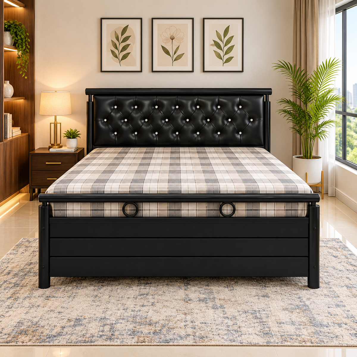 magnifique-namariq-hydraulic-storage-metal-bed-frame-with-tufted-cushioned-headboard-bedroom-furniture-easy-assembly-premium-powder-coated-king-queen-single-sizes-black-color