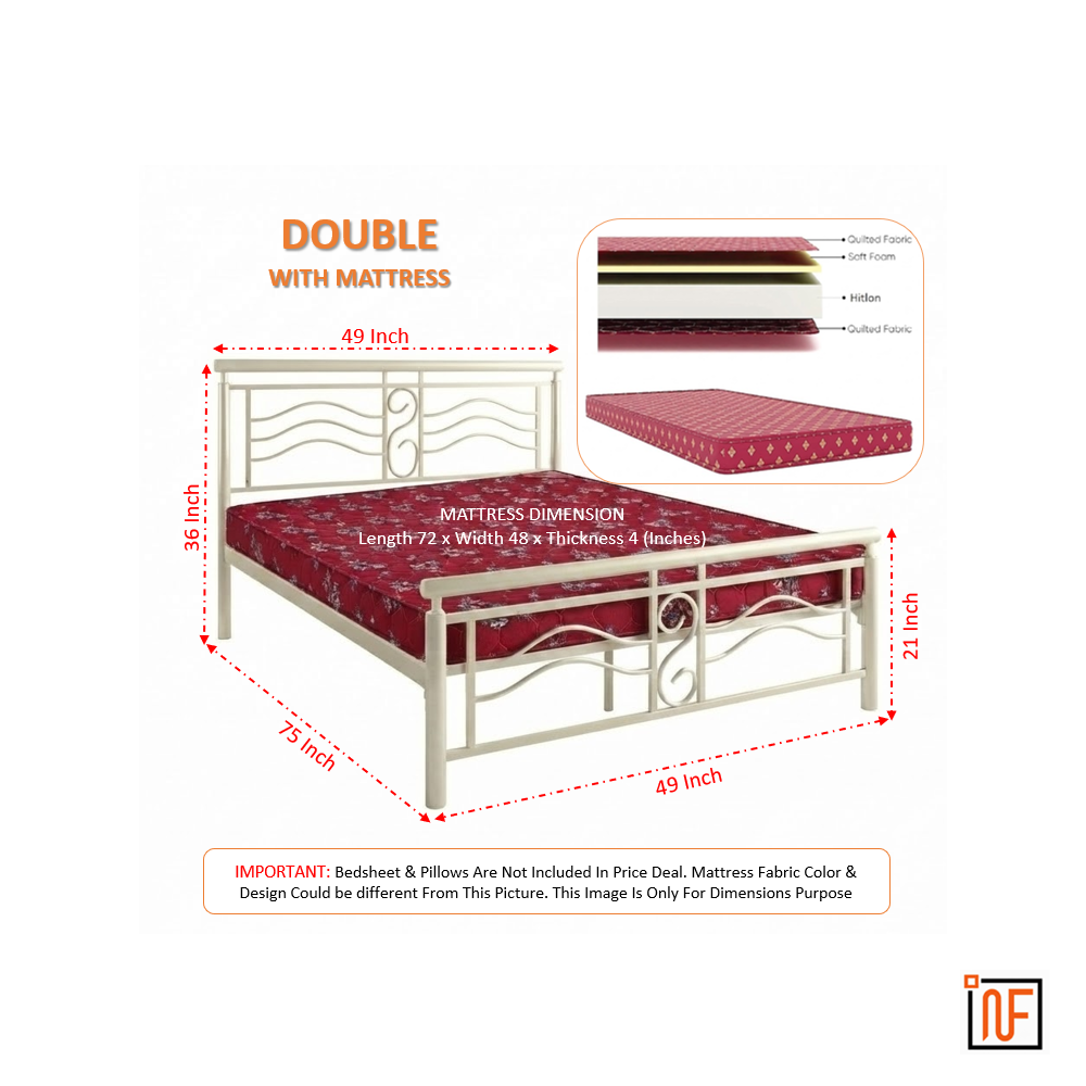 zephyr-namariq-modern-sleek-wavey-wrought-iron-metal-bed-cot-for-bedroom-without-inbuilt-storage-water-resistant-anti-rust-powder-coated-finish-ivory