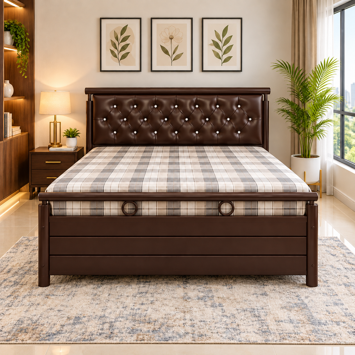 magnifique-namariq-hydraulic-storage-metal-bed-frame-with-tufted-cushioned-headboard-bedroom-furniture-easy-assembly-premium-powder-coated-king-queen-single-sizes-brown-color