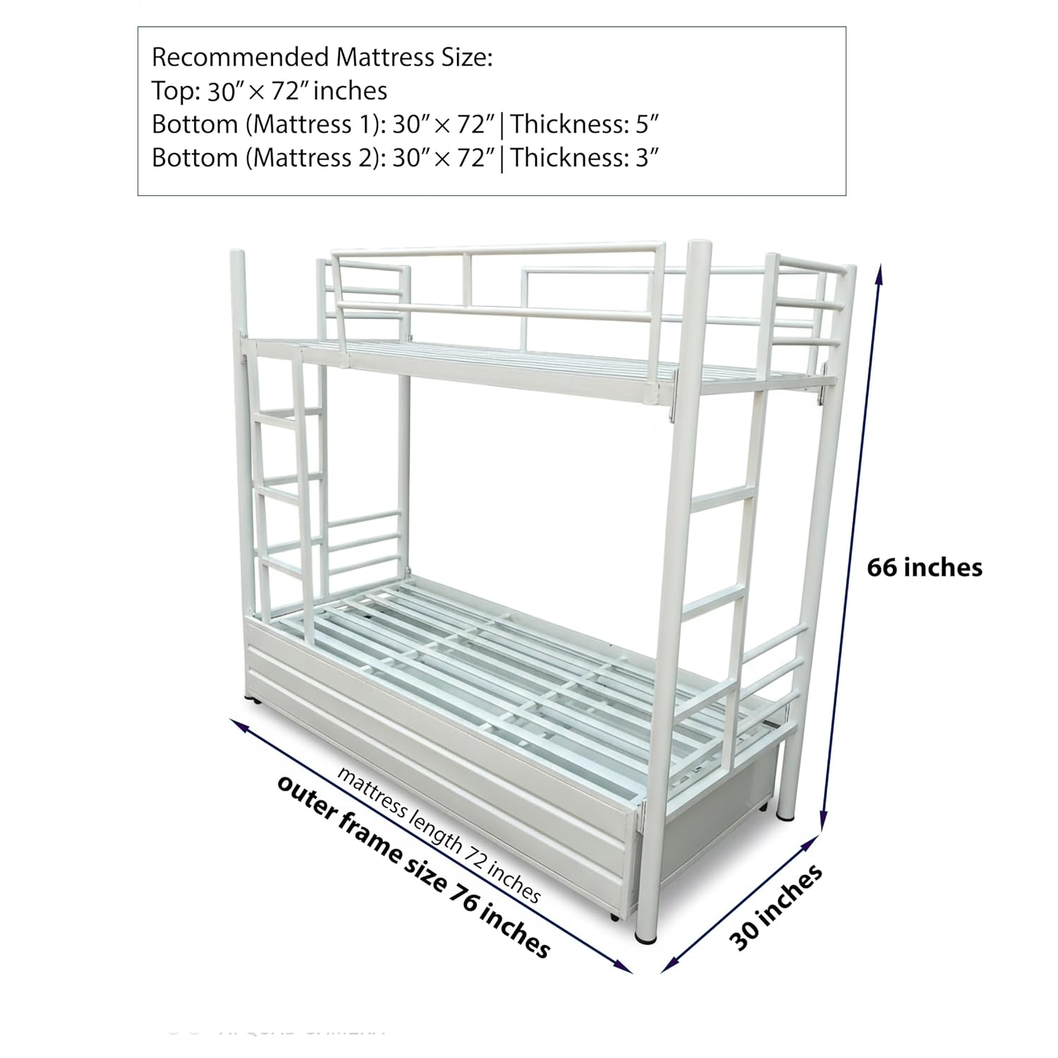 wrought-iron-bunk-bed-with-storage-box-for-adults-metal-frame-powder-coated-ivory