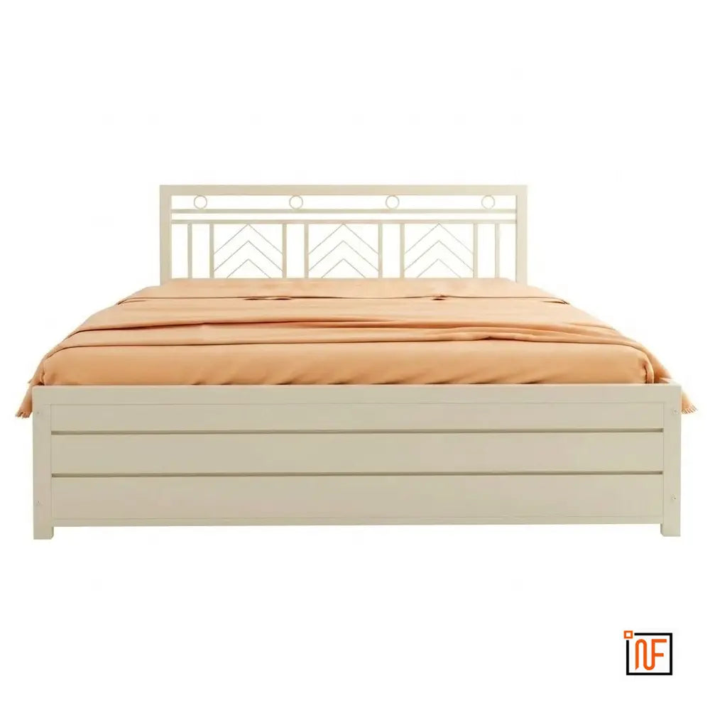 maitra-namariq-modern-metal-bed-with-hydraulic-box-storage-water-resistant-anti-rust-powder-coated-finish-ivory
