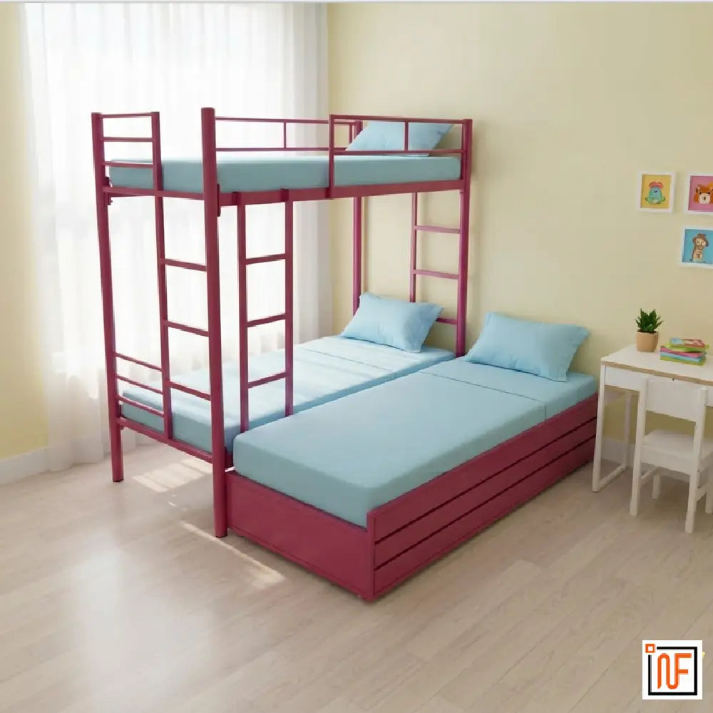 novus-namariq-twin-over-full-hydraulic-storage-triple-zone-bunk-bed-anti-rust-moisture-proof-powder-coated-finish-dark-pink