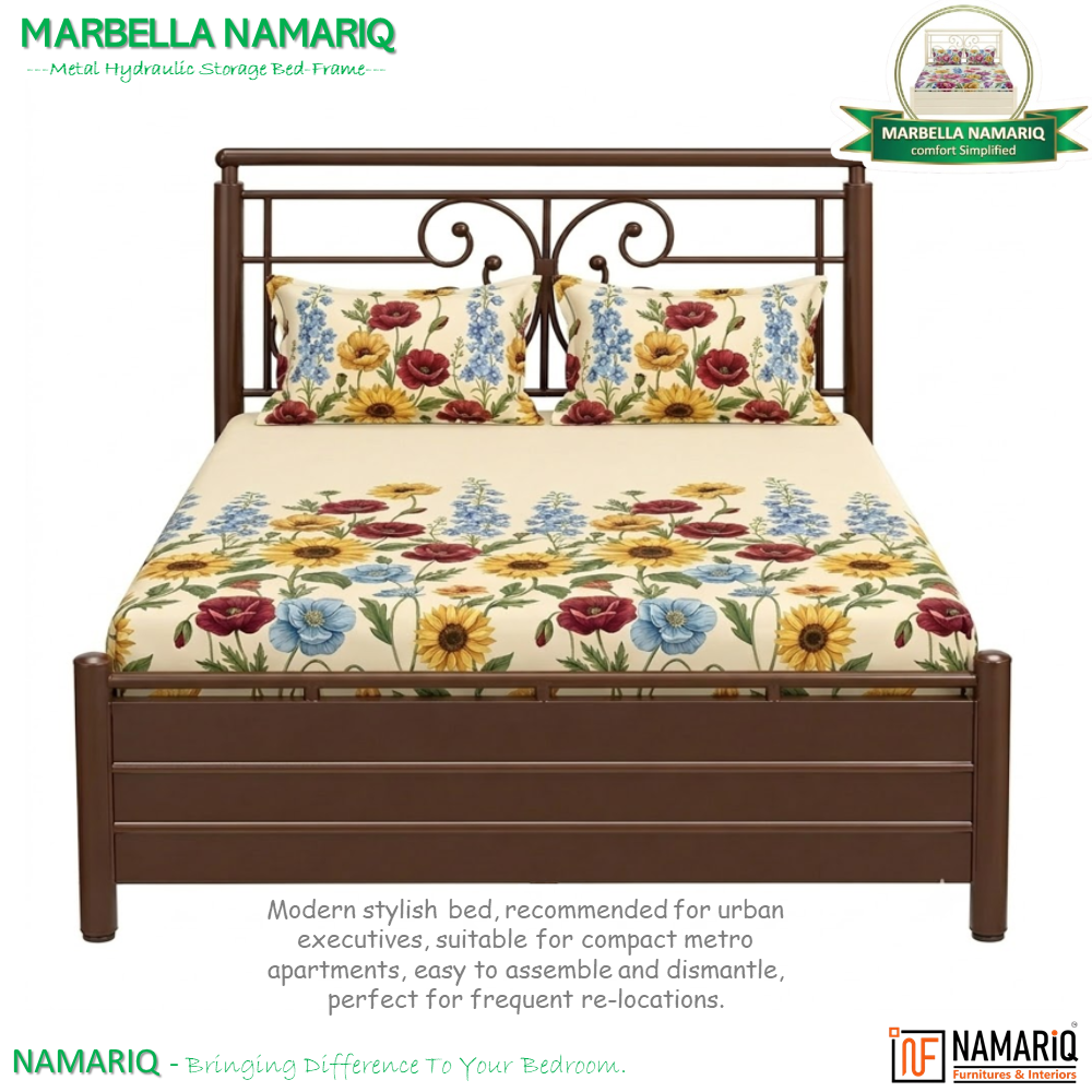 marbella-namariq-heavy-duty-metal-hydraulic-storage-bed-frame-classic-designer-headboard-bedroom-furniture-easy-assembly-premium-powder-coated-king-queen-single-sizes-brown-color