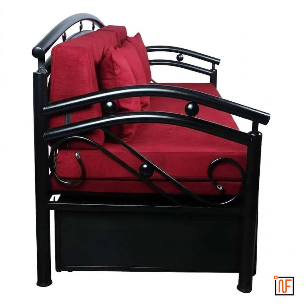 onyx-namariq-butterfly-design-frame-metal-sofa-cum-bed-convertible-sofa-cum-bed-with-hydraulic-box-storage-for-bedroom-living-room-water-resistant-anti-rust-powder-coated-finish-black-red-tone