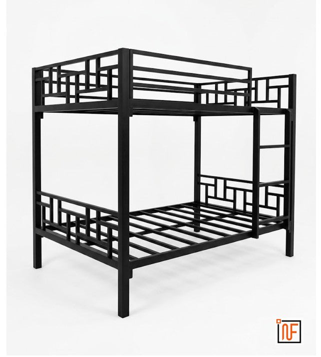 parivar-namariq-upgrade-your-sleep-space-with-the-namariq-full-over-full-metal-bunk-bed-for-4-persons-without-box-storage-without-mattresses-matte-black-powder-coated-finish