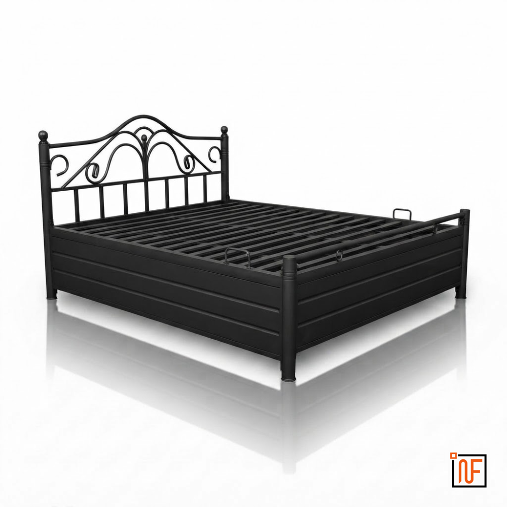 montrose-namariq-romantically-designed-wrought-iron-metal-bed-with-hydraulic-box-storage-water-resistant-anti-rust-powder-coated-finish-black