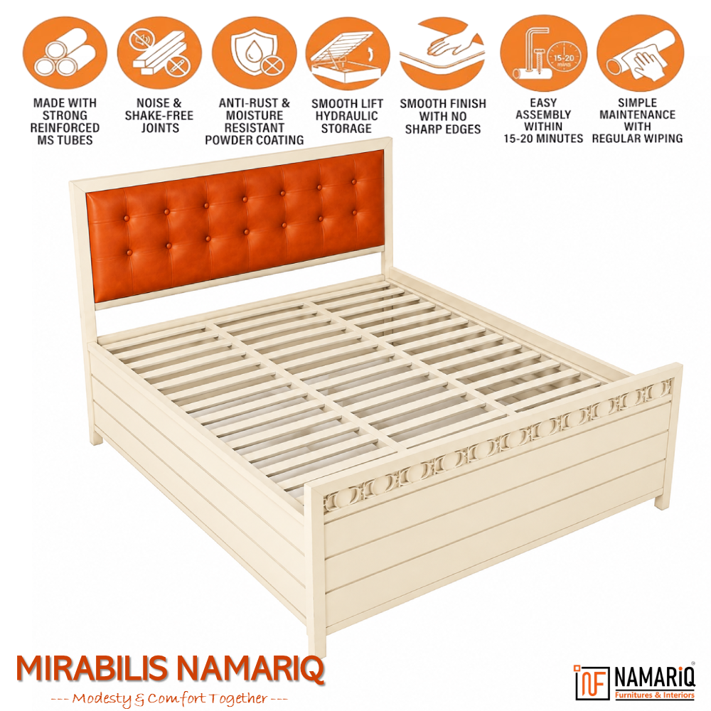 mirabilis-namariq-heavy-duty-hydraulic-storage-metal-bed-frame-tufted-cushion-headboard-bedroom-furniture-easy-assembly-premium-powder-coated-king-queen-single-sizes-brown-color