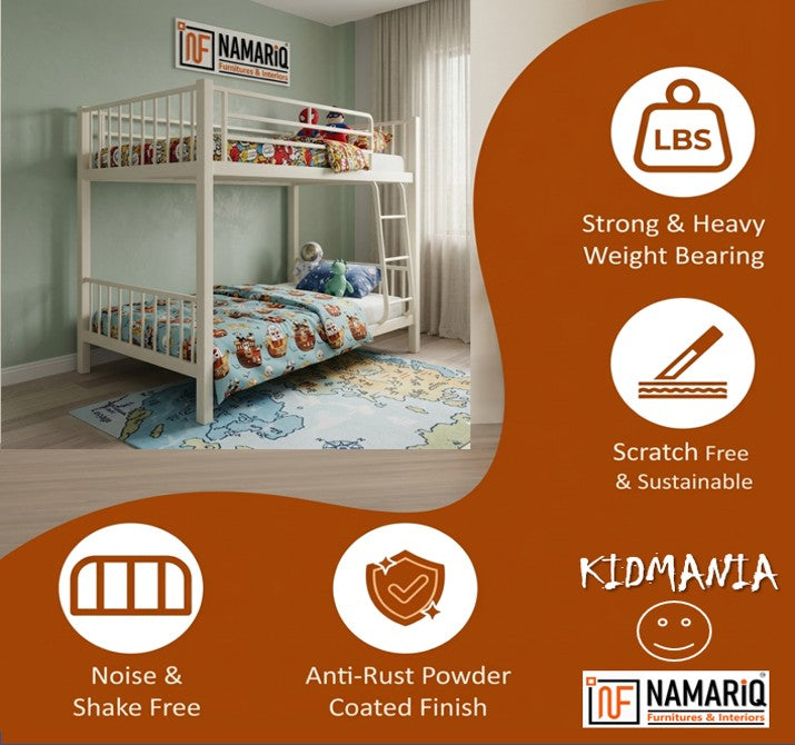 kidmania-namariq-twin-over-twin-heavy-duty-metal-bunk-bed-without-storage-box-designed-for-kids-teenagers-and-adult-siblings-ivory-white-color-without-mattress