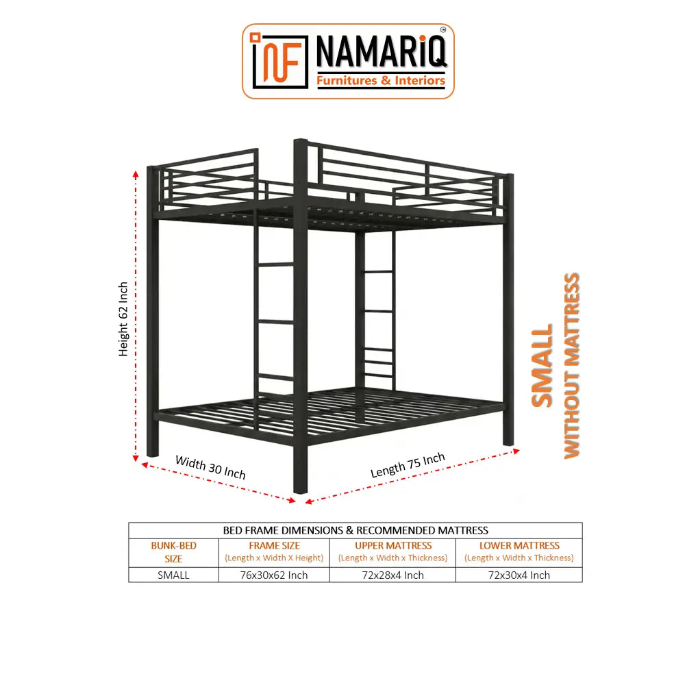 aegis-namariq-twin-over-twin-heavy-duty-metal-bunk-bed-without-inbuilt-storage-anti-rust-water-resistant-powder-coated-finish-black