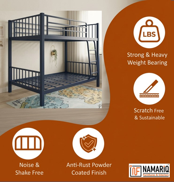 kidmania-namariq-twin-over-twin-heavy-duty-metal-bunk-bed-without-storage-box-designed-for-kids-teenagers-and-adult-siblings-blue-color-without-mattress