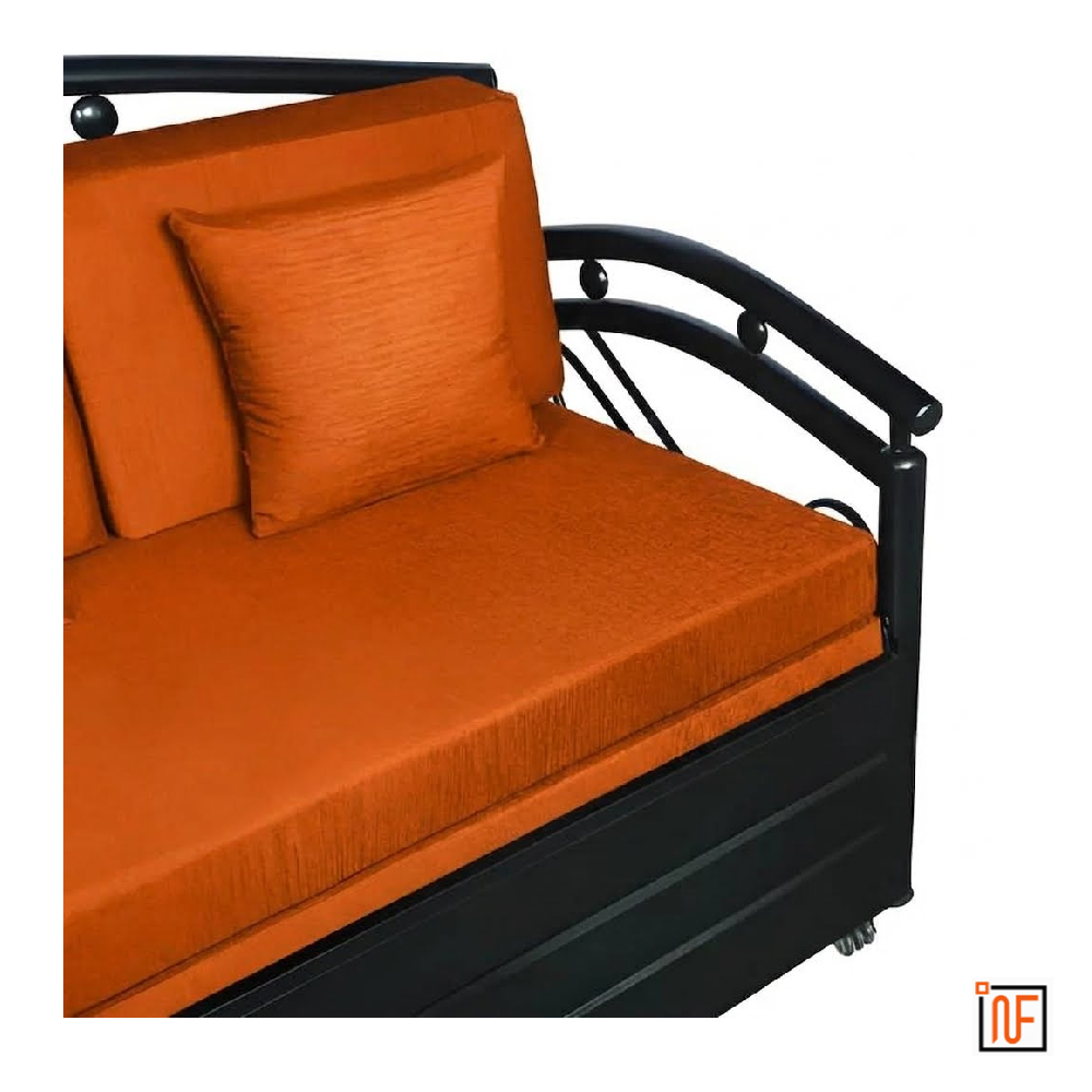 onyx-namariq-butterfly-design-frame-metal-sofa-cum-bed-convertible-sofa-cum-bed-with-hydraulic-box-storage-for-bedroom-living-room-water-resistant-anti-rust-powder-coated-finish-black-orange-tone