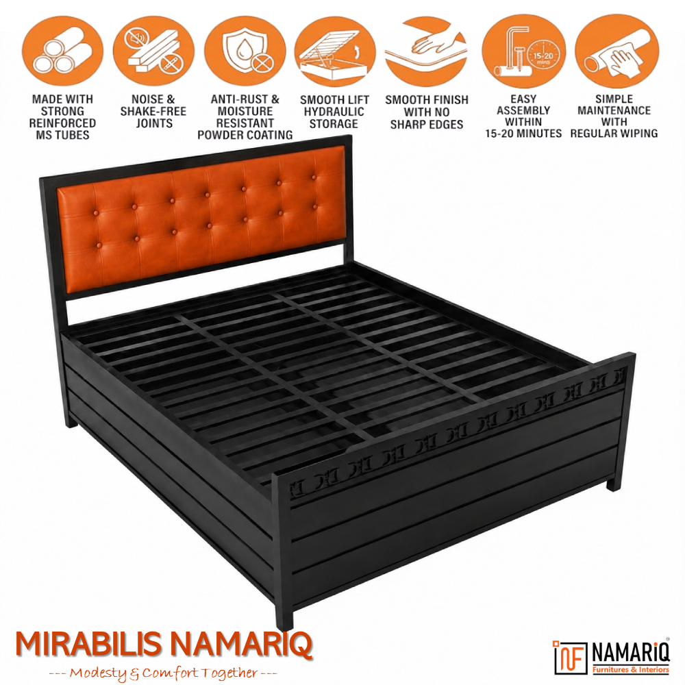 mirabilis-namariq-heavy-duty-hydraulic-storage-metal-bed-frame-tufted-cushion-headboard-bedroom-furniture-easy-assembly-premium-powder-coated-king-queen-single-sizes-black-color