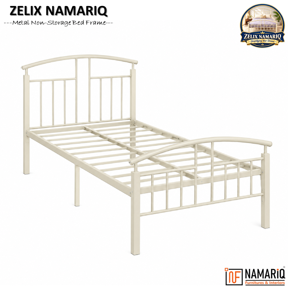 zelix-namariq-wrought-iron-metal-bed-without-inbuilt-storage-box-space-saving-bedroom-living-room-cot-bed-king-queen-single-sizes-with-without-mattress-ivory-color