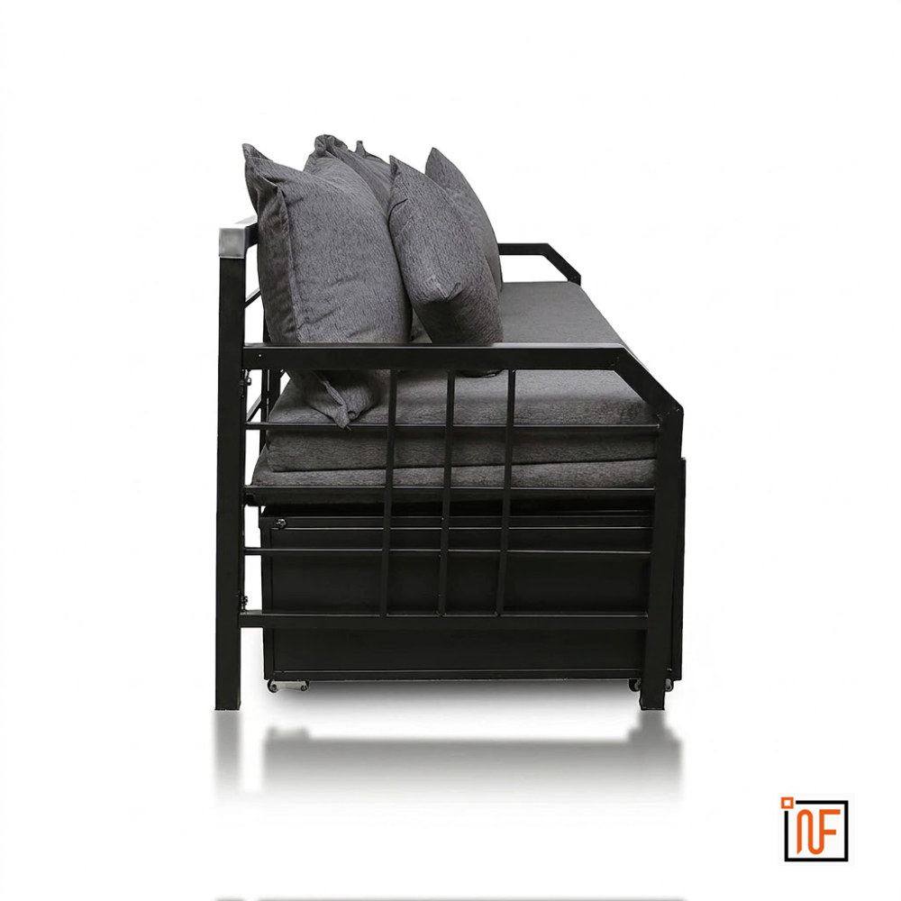 omega-namariq-minimalist-design-wrought-metal-sofa-cum-bed-convertible-sofa-cum-bed-with-hydraulic-box-storage-for-bedroom-living-room-water-resistant-anti-rust-powder-coated-finish-black-grey-combination