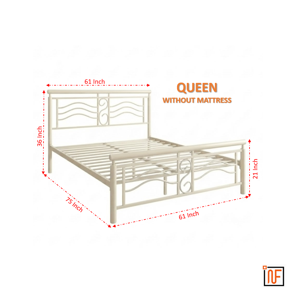 zephyr-namariq-modern-sleek-wavey-wrought-iron-metal-bed-cot-for-bedroom-without-inbuilt-storage-water-resistant-anti-rust-powder-coated-finish-ivory