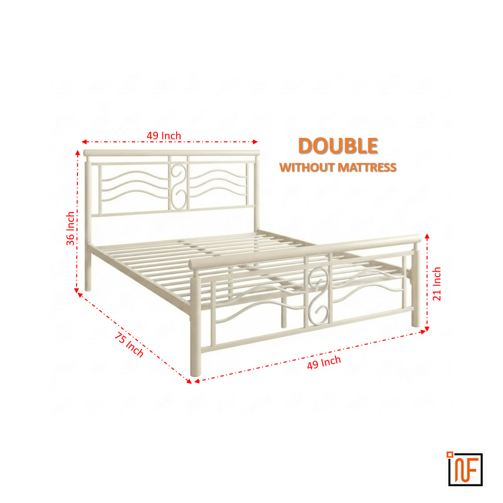 zephyr-namariq-modern-sleek-wavey-wrought-iron-metal-bed-cot-for-bedroom-without-inbuilt-storage-water-resistant-anti-rust-powder-coated-finish-ivory