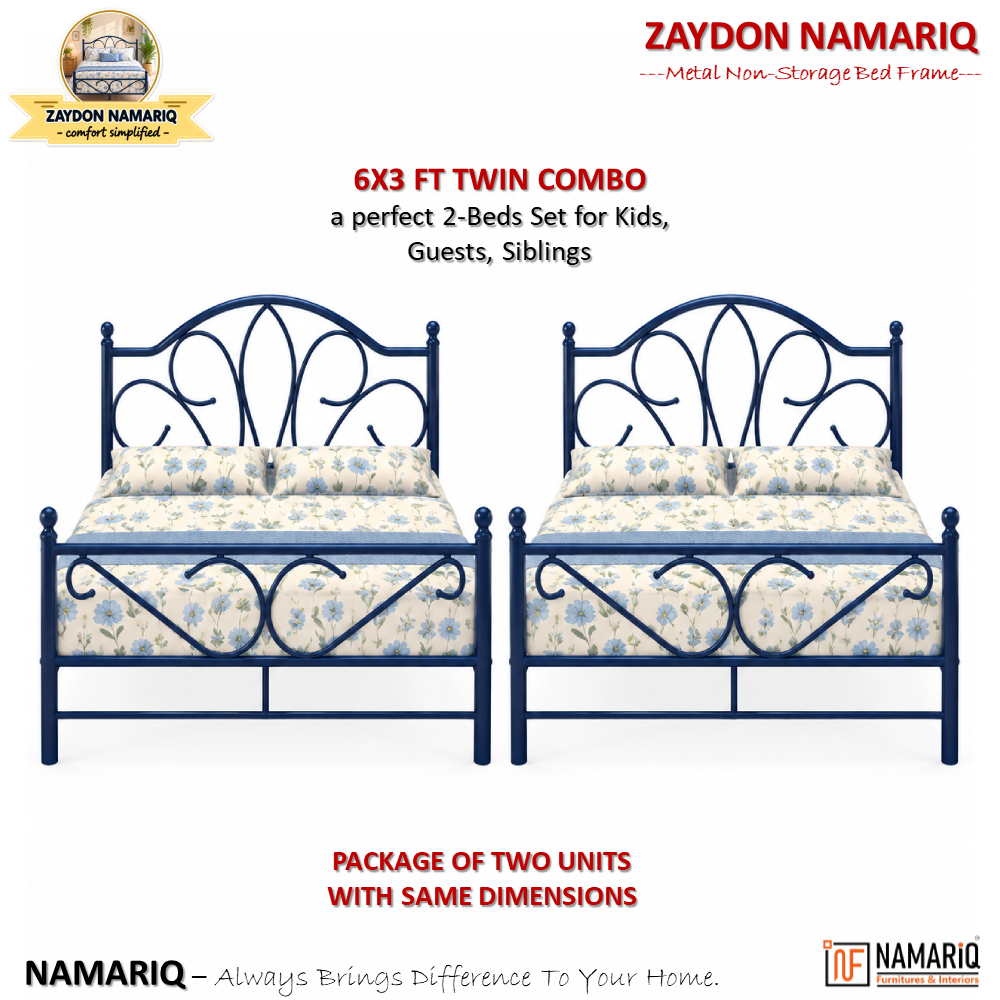 zaydon-namariq-solid-wrought-iron-metal-bed-cot-without-inbuilt-storage-box-space-saving-bedroom-furniture-artistic-head-footboard-with-without-mattress-king-queen-single-twin-sizes-powder-coated-blue-color