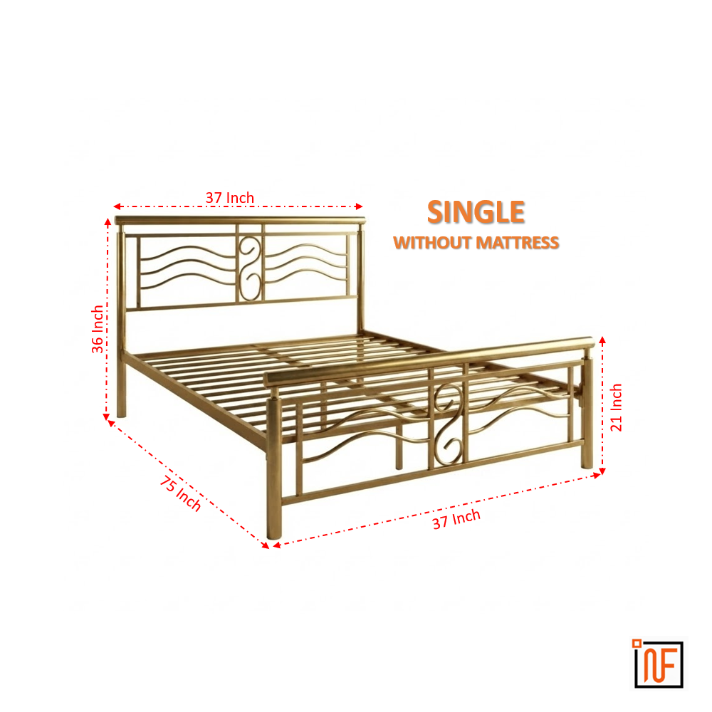zephyr-namariq-modern-sleek-wavey-wrought-iron-metal-bed-cot-for-bedroom-without-inbuilt-storage-water-resistant-anti-rust-powder-coated-finish-golden