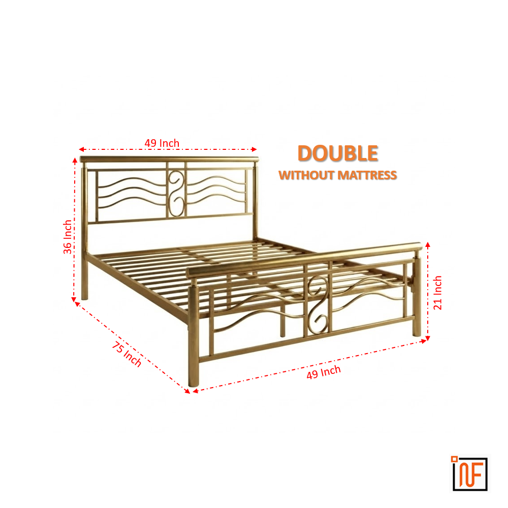 zephyr-namariq-modern-sleek-wavey-wrought-iron-metal-bed-cot-for-bedroom-without-inbuilt-storage-water-resistant-anti-rust-powder-coated-finish-golden