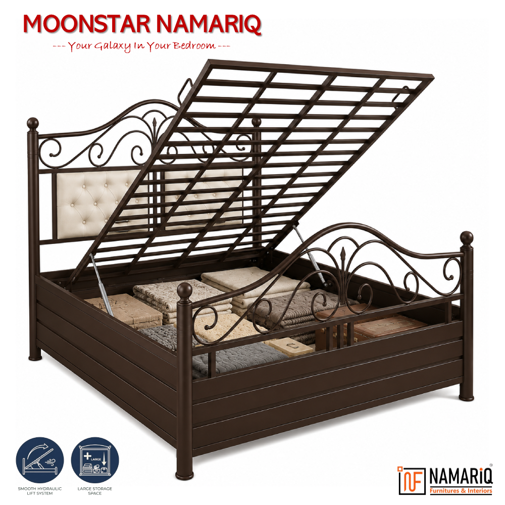 moonstar-namariq-heavy-duty-metal-bed-frame-hydraulic-box-storage-designer-headboard-twin-cushions-designer-footboard-king-queen-super-king-super-queen-sizes-water-resistant-anti-rust-powder-coated-brown-color