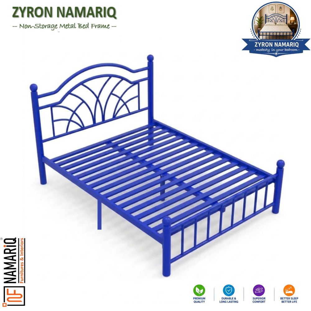 zyron-namariq-solid-wrought-iron-metal-bed-cot-without-inbuilt-storage-box-space-saving-bedroom-furniture-artistic-head-footboard-with-without-mattress-king-queen-single-sizes-powder-coated-blue-color