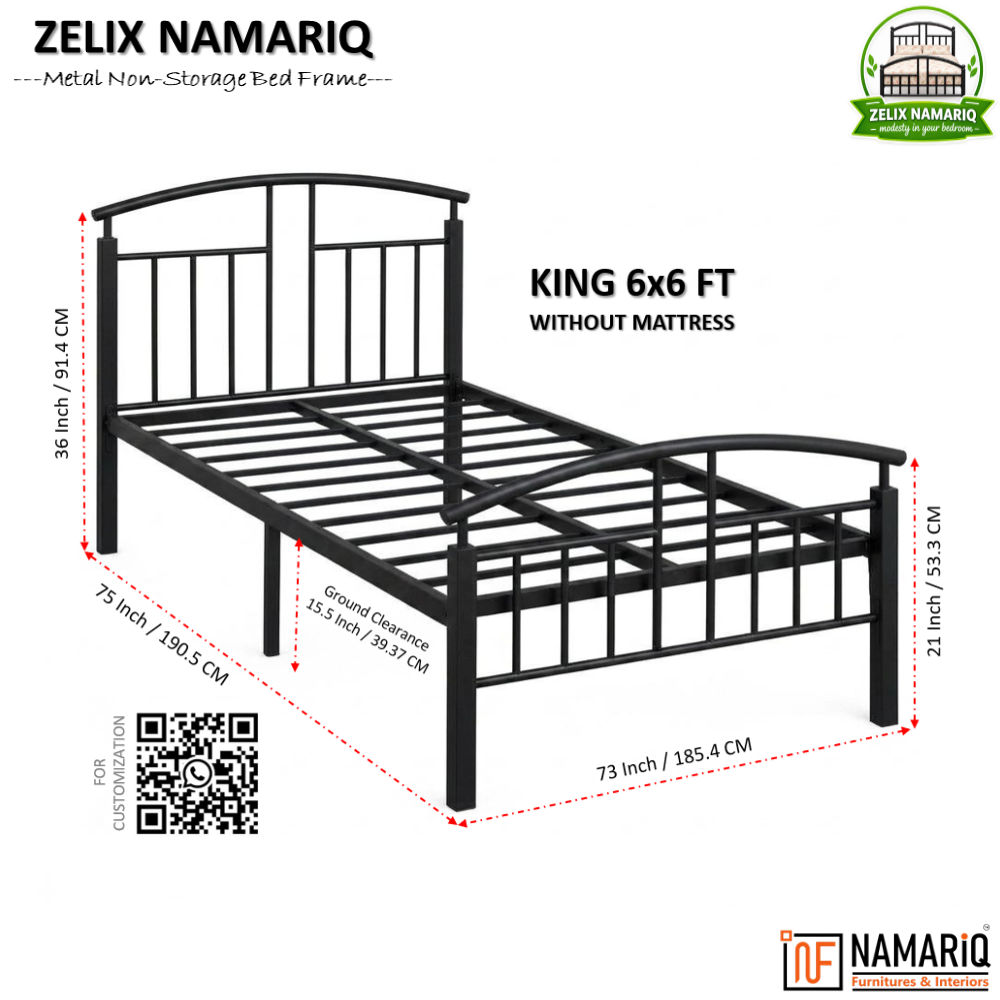 zelix-namariq-wrought-iron-metal-bed-without-inbuilt-storage-box-space-saving-bedroom-living-room-cot-bed-king-queen-single-sizes-with-without-mattress-black-color