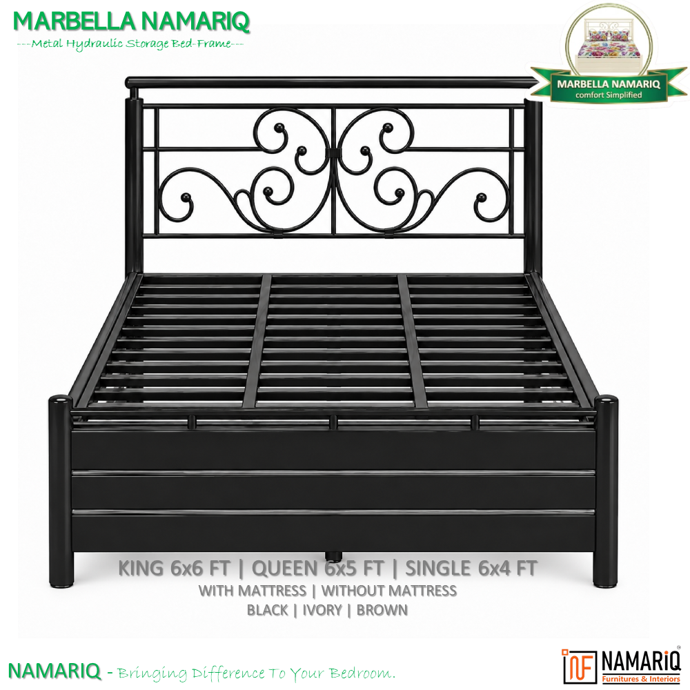 marbella-namariq-heavy-duty-metal-hydraulic-storage-bed-frame-classic-designer-headboard-bedroom-furniture-easy-assembly-premium-powder-coated-king-queen-single-sizes-black-color