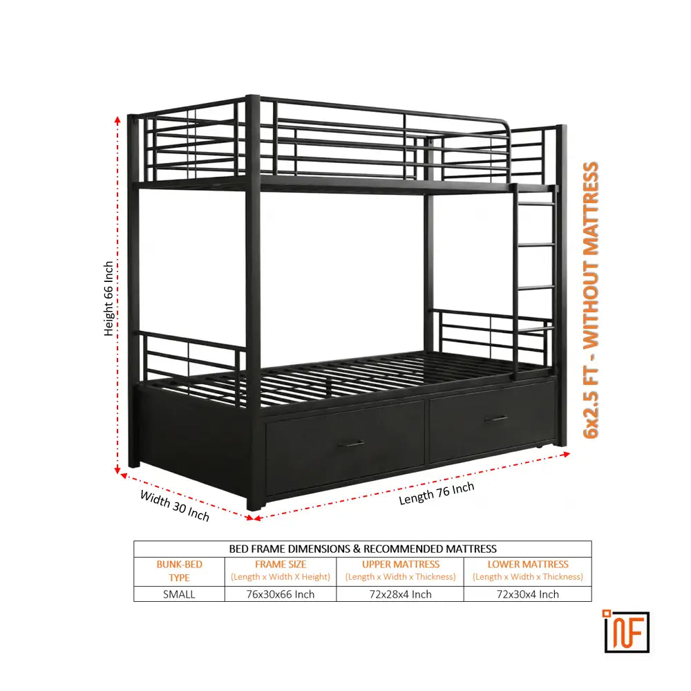 yugma-namariq-twin-over-twin-heavy-duty-metal-bunk-bed-with-integrated-dual-drawer-storage-anti-rust-water-resistant-powder-coated-finish-black