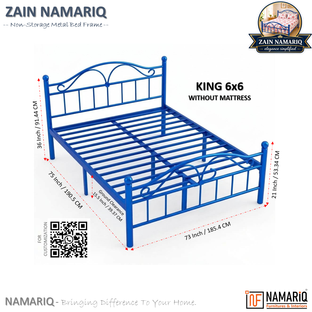 zain-namariq-wrought-iron-modern-metal-bed-cot-space-saving-bedroom-furniture-elegant-head-footboard-noise-free-easy-assembly-with-without-mattress-king-queen-single-sizes-powder-coated-blue-color