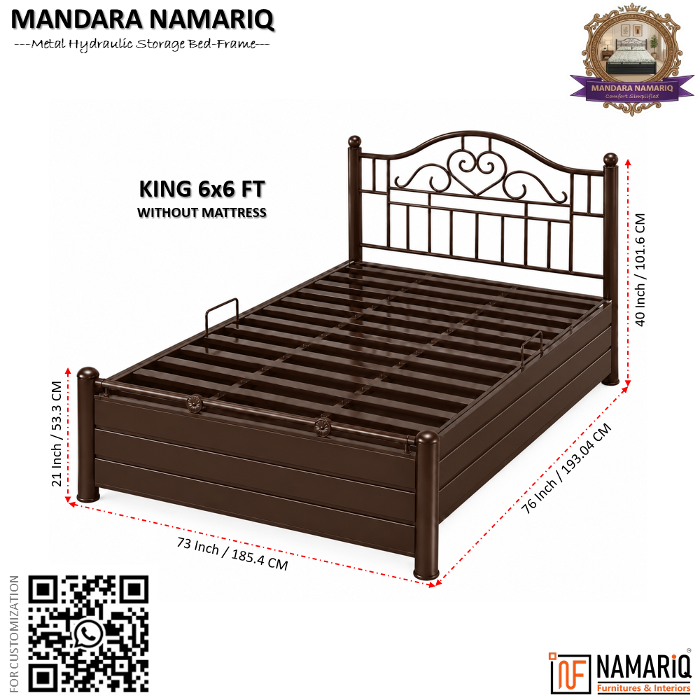 mandara-namariq-metal-hydraulic-storage-bed-frame-heavy-duty-scrolled-heart-headboard-bedroom-furniture-easy-assembly-premium-powder-coated-king-queen-single-sizes-brown-color